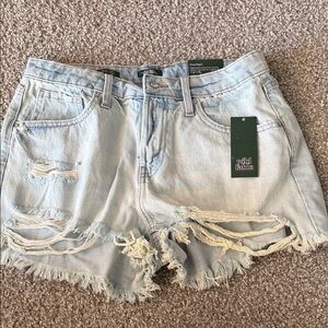 Wild Fable Light Wash Ripped Jean Shorts